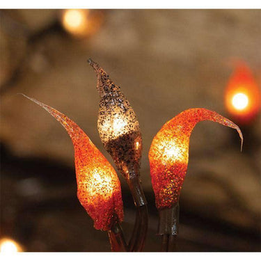 Jack-O-Lantern Silicone Teeny Lights, 35ct - The Fox Decor